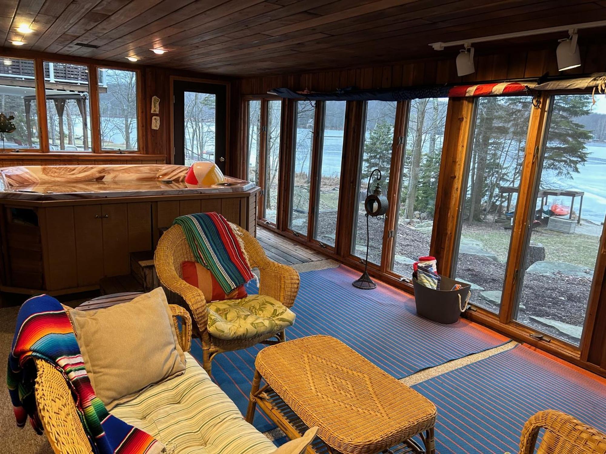 Lakefront Cabin Pvt Beach And Dock - Sunset Marina Arrowhead Lake Eksteriør bilde