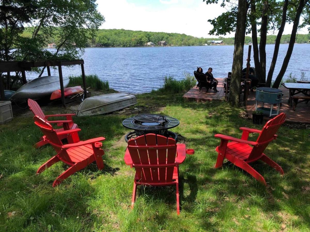 Lakefront Cabin Pvt Beach And Dock - Sunset Marina Arrowhead Lake Eksteriør bilde
