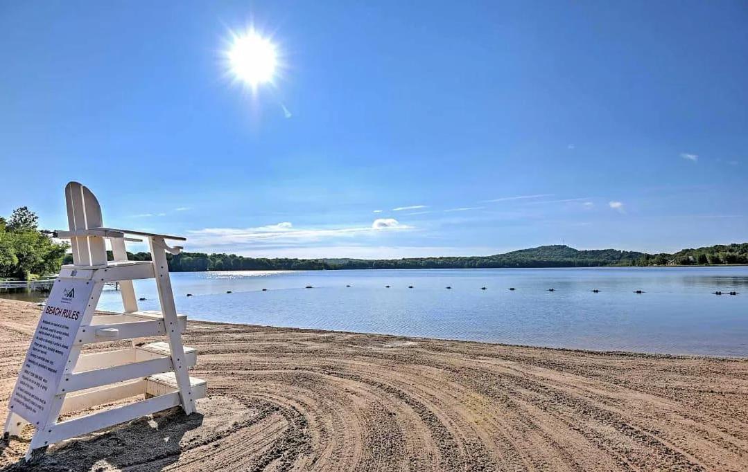 Lakefront Cabin Pvt Beach And Dock - Sunset Marina Arrowhead Lake Eksteriør bilde
